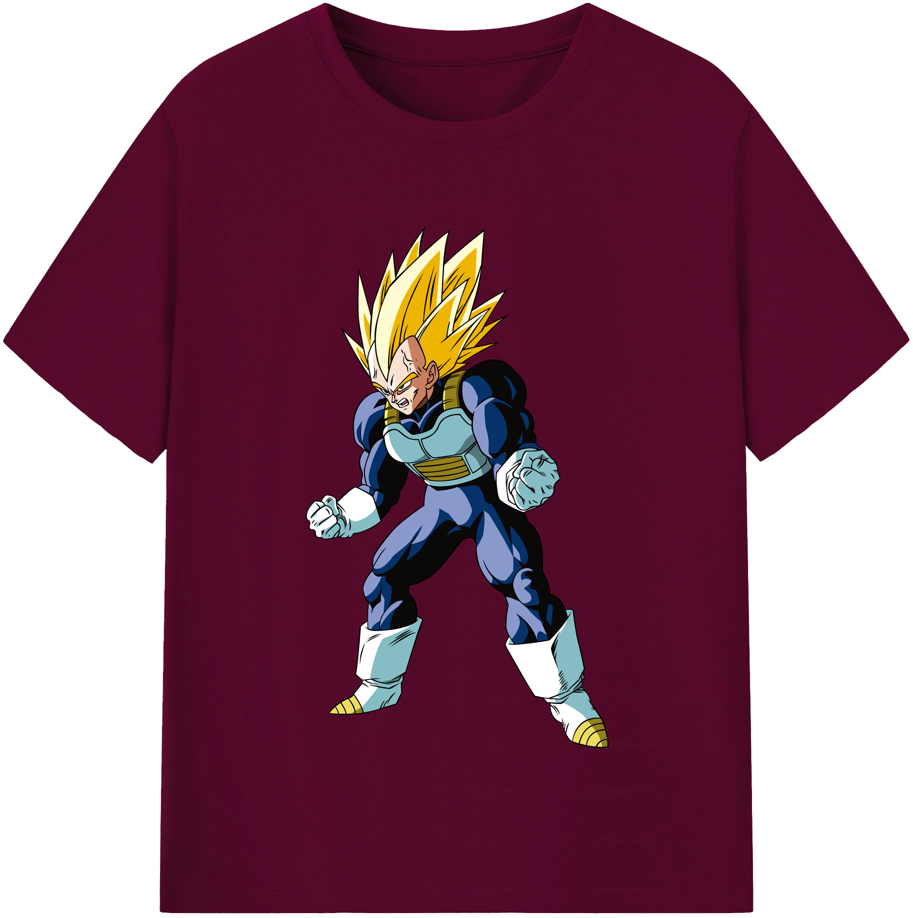 （画像用） ドラゴンボール ベジータ四世（Bejīta Yonsei）DRAGON BALL Vegeta IV レディースカジュアルプリントTシャツ（綿100％）